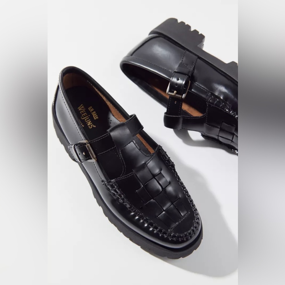 G.H.BASS Fisherman Mary Jane Weejuns Loafer - black 11